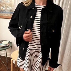 Black Denim Jacket J. Galt - Brandy Melville, Sz S